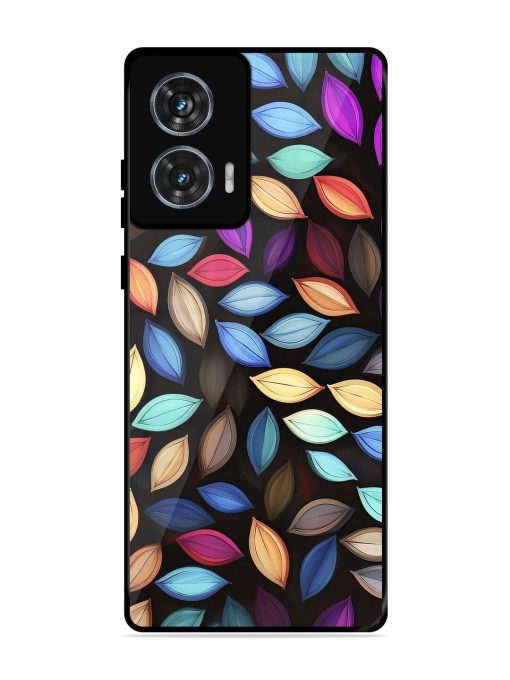 Colorful Kaleidoscope Glossy Soft Edge Case for Motorola Moto Edge 50 Fusion (5G) Chachhi