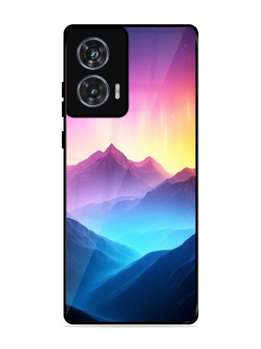 Cosmic Mountains Glossy Soft Edge Case for Motorola Moto Edge 50 Fusion (5G) Chachhi