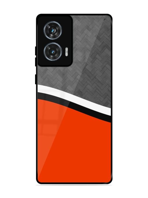 Bold Contrast Glossy Soft Edge Case for Motorola Moto Edge 50 Fusion (5G) Chachhi