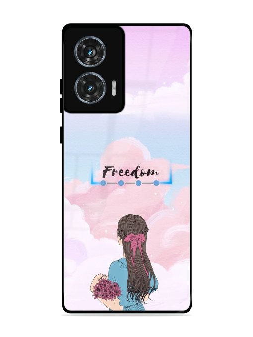 Skyward Dreams Glossy Soft Edge Case for Motorola Moto Edge 50 Fusion (5G) Chachhi