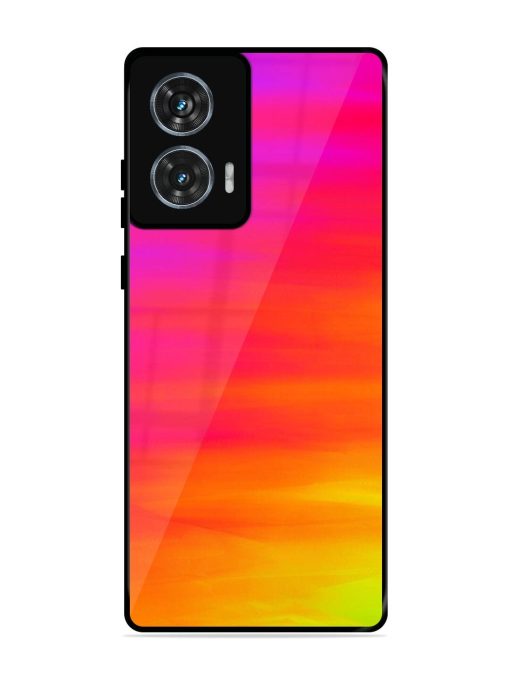 Neon Horizon Glossy Soft Edge Case for Motorola Moto Edge 50 Fusion (5G) Chachhi