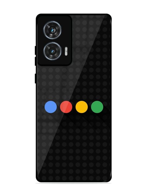 Google Dots Glossy Soft Edge Case for Motorola Moto Edge 50 Fusion (5G) Chachhi