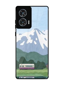 Mountainside Reflections Glossy Soft Edge Case for Motorola Moto Edge 50 Fusion (5G)