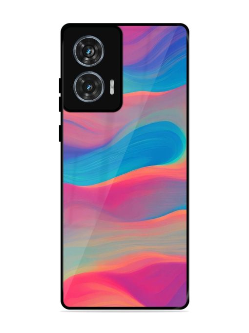 Wavy Wonder Glossy Soft Edge Case for Motorola Moto Edge 50 Fusion (5G) Chachhi