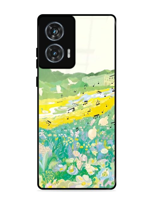 Melody In Bloom Glossy Soft Edge Case for Motorola Moto Edge 50 Fusion (5G)