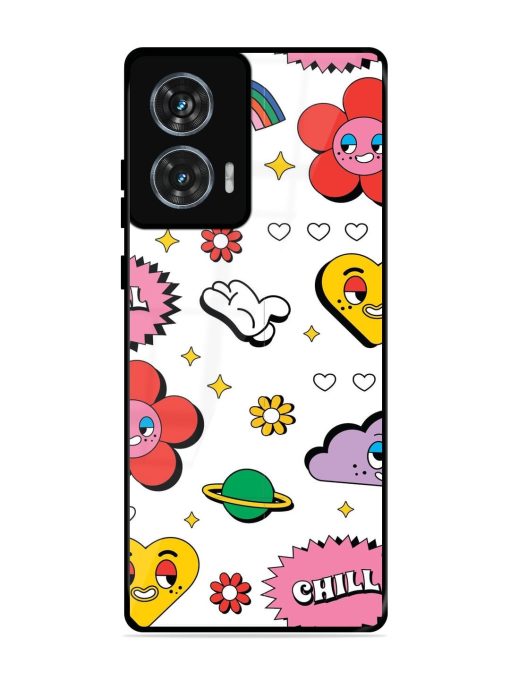 Whimsical Wonderland Glossy Soft Edge Case for Motorola Moto Edge 50 Fusion (5G) Chachhi