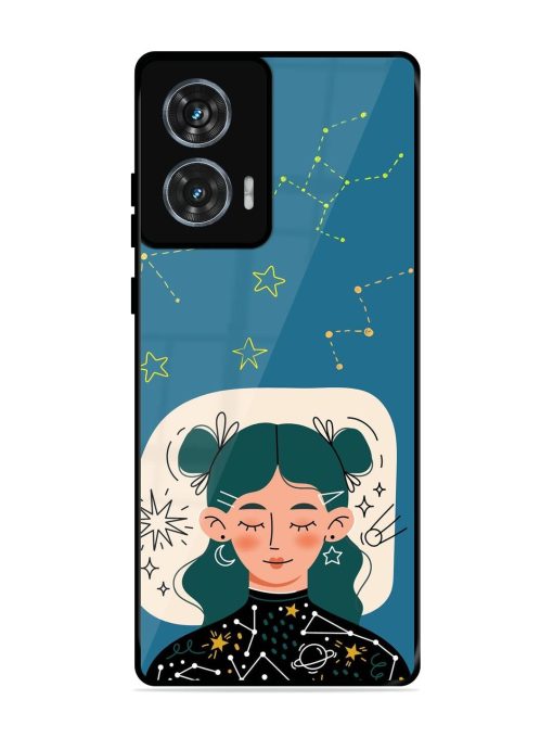 Cosmic Daydreamer Glossy Soft Edge Case for Motorola Moto Edge 50 Fusion (5G)