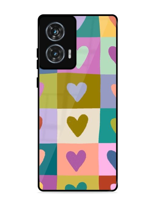 Box Of Hearts Glossy Soft Edge Case for Motorola Moto Edge 50 Fusion (5G) Chachhi