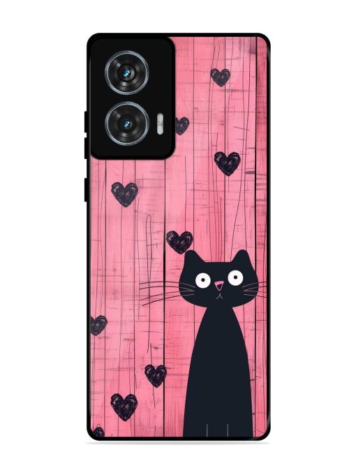 Feline Valentine'S Day Glossy Soft Edge Case for Motorola Moto Edge 50 Fusion (5G) Chachhi