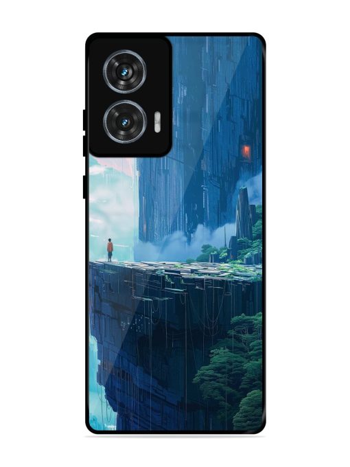 Solitude In The Sky Glossy Soft Edge Case for Motorola Moto Edge 50 Fusion (5G) Chachhi