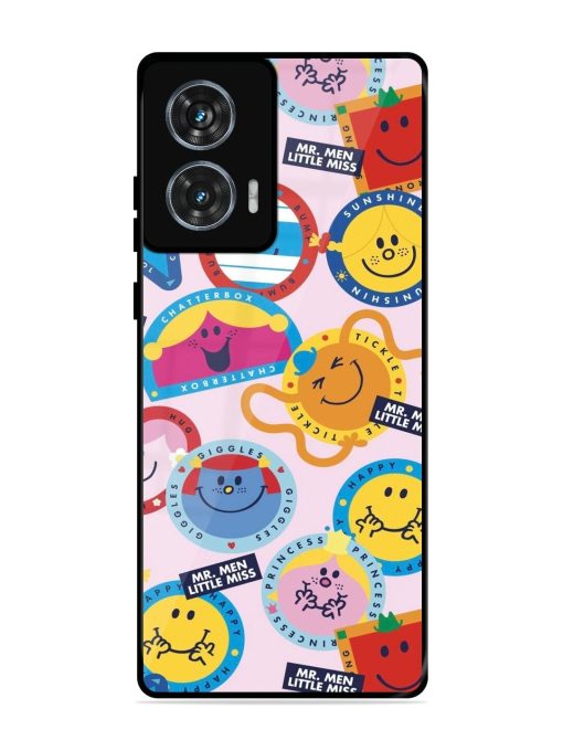 Whimsical Mr. Men & Little Miss Glossy Soft Edge Case for Motorola Moto Edge 50 Fusion (5G) Chachhi