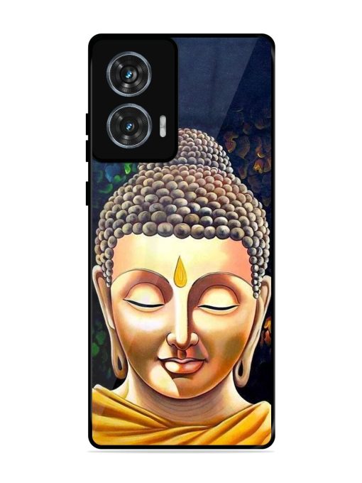 Buddha Face Glossy Soft Edge Case for Motorola Moto Edge 50 Fusion (5G) Chachhi