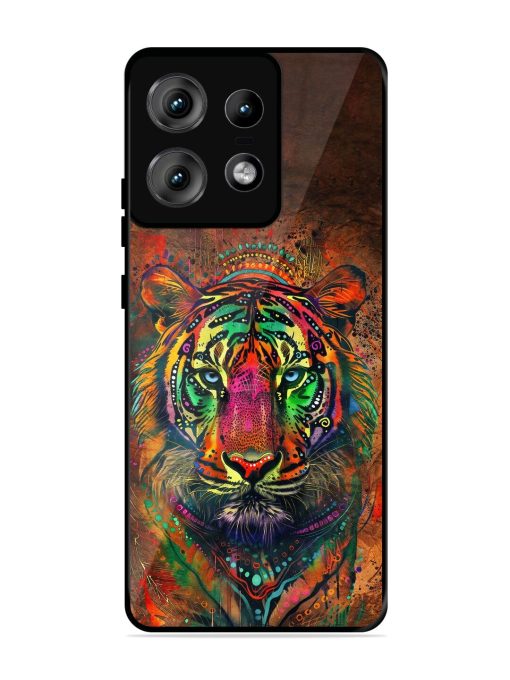 Cosmic Tiger Glossy Soft Edge Case for Motorola Moto Edge 50 Pro (5G)