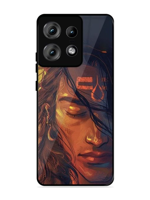 Tranquil Shiva Glossy Soft Edge Case for Motorola Moto Edge 50 Pro (5G)