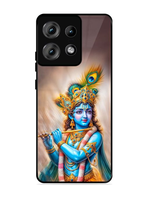 Divine Krishna Glossy Soft Edge Case for Motorola Moto Edge 50 Pro (5G) Chachhi