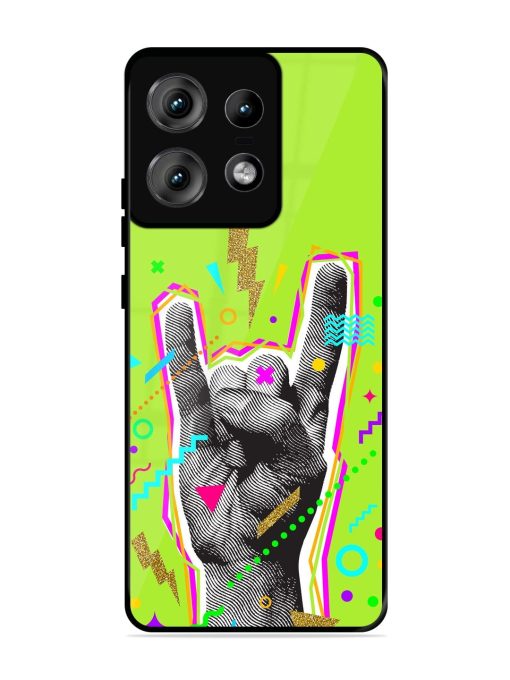 Neon Rock Glossy Soft Edge Case for Motorola Moto Edge 50 Pro (5G) Chachhi