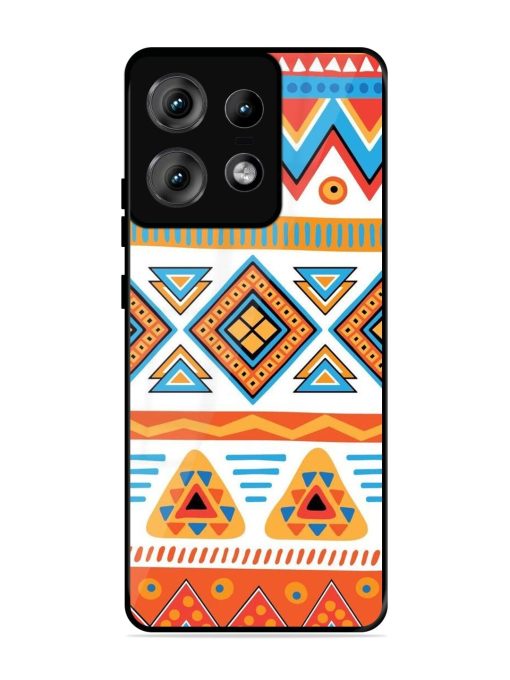 Vibrant Tribal Pattern Glossy Soft Edge Case for Motorola Moto Edge 50 Pro (5G) Chachhi