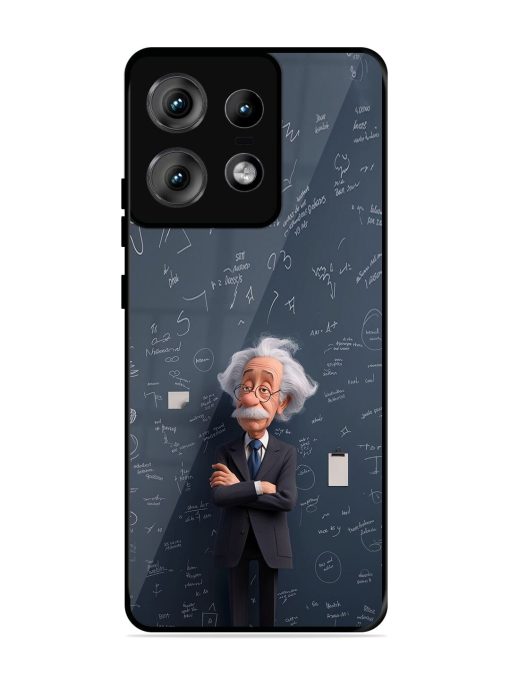 Albert Einstein Glossy Soft Edge Case for Motorola Moto Edge 50 Pro (5G) Chachhi