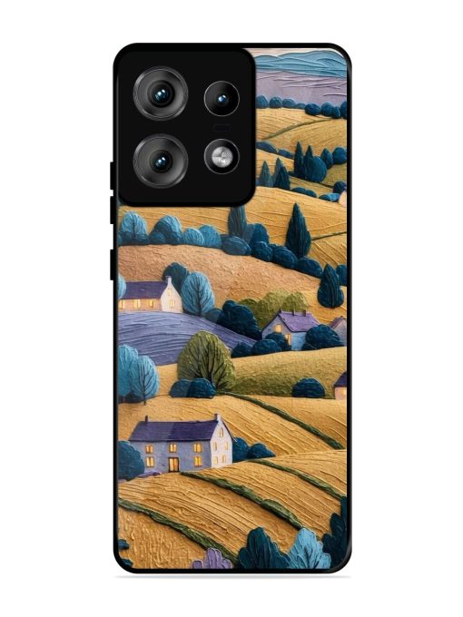 Rolling Hilltop Haven Glossy Soft Edge Case for Motorola Moto Edge 50 Pro (5G) Chachhi