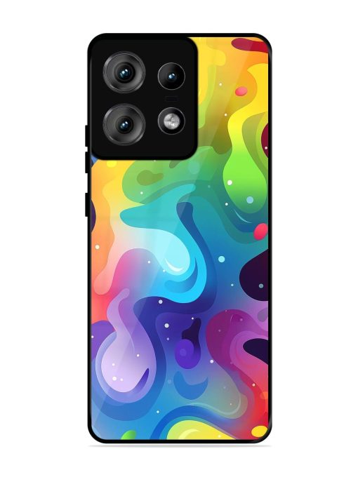 Rainbow River Glossy Soft Edge Case for Motorola Moto Edge 50 Pro (5G) Chachhi