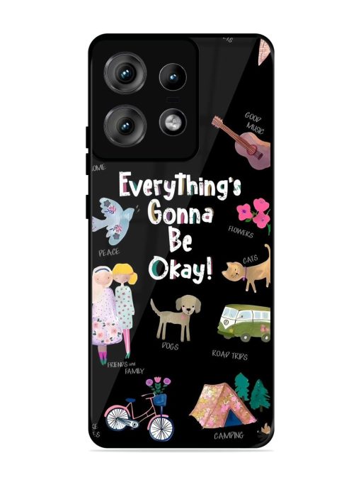 Everything'S Gonna Be Okay Glossy Soft Edge Case for Motorola Moto Edge 50 Pro (5G)