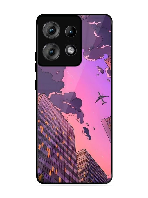 Urban Twilight Glossy Soft Edge Case for Motorola Moto Edge 50 Pro (5G) Chachhi