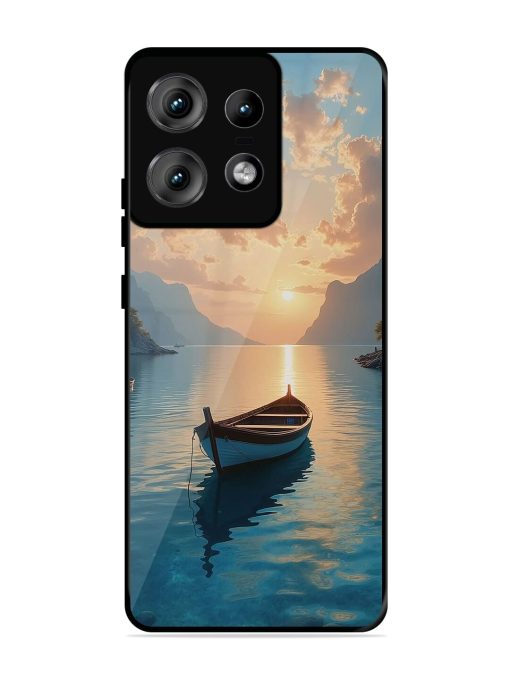 Serene Sunset Glossy Soft Edge Case for Motorola Moto Edge 50 Pro (5G) Chachhi