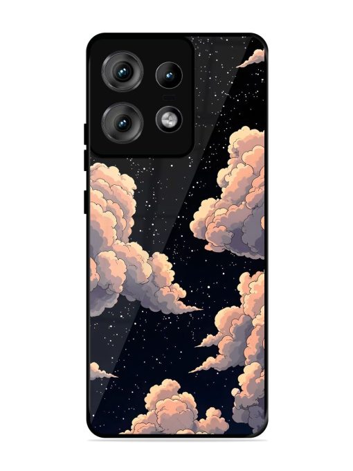 Starry Night Dreams Glossy Soft Edge Case for Motorola Moto Edge 50 Pro (5G) Chachhi