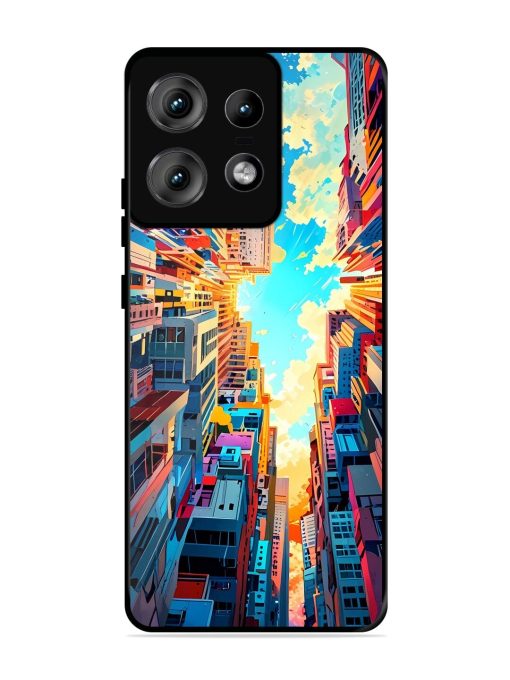 Skyward City Glossy Soft Edge Case for Motorola Moto Edge 50 Pro (5G)