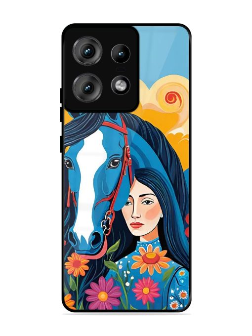 Equine Enchantment Glossy Soft Edge Case for Motorola Moto Edge 50 Pro (5G) Chachhi