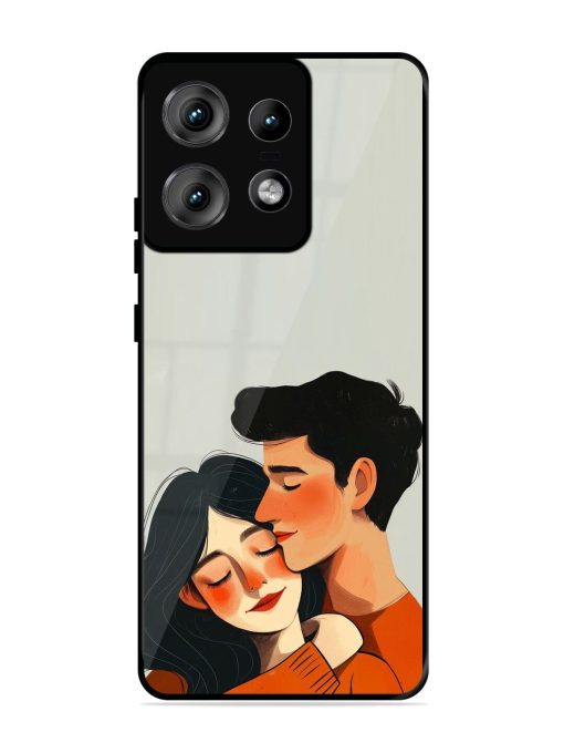 Craft Couples Glossy Soft Edge Case for Motorola Moto Edge 50 Pro (5G) Chachhi