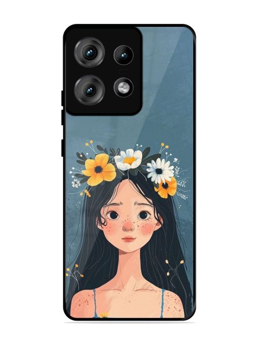 Gurl Art Glossy Soft Edge Case for Motorola Moto Edge 50 Pro (5G) Chachhi