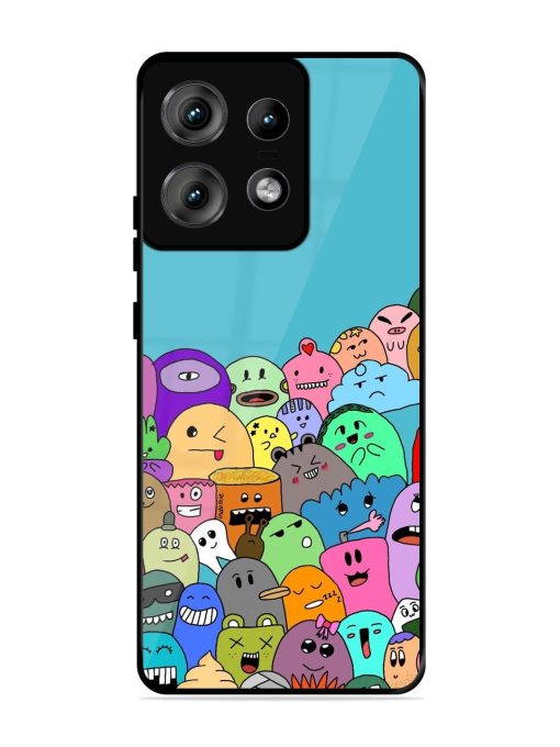 Monster Mash Glossy Soft Edge Case for Motorola Moto Edge 50 Pro (5G)