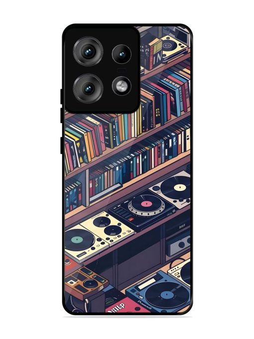 Music Lover'S Haven Glossy Soft Edge Case for Motorola Moto Edge 50 Pro (5G) Chachhi