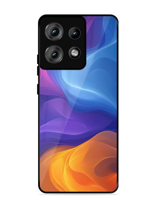 Cosmic Currents Glossy Soft Edge Case for Motorola Moto Edge 50 Pro (5G)