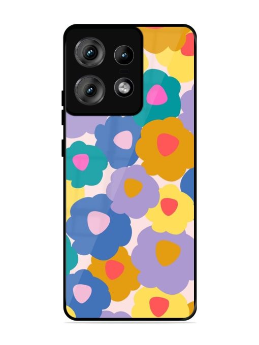 Flower Power Glossy Soft Edge Case for Motorola Moto Edge 50 Pro (5G) Chachhi