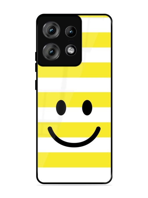 Smiling Stripes Glossy Soft Edge Case for Motorola Moto Edge 50 Pro (5G) Chachhi