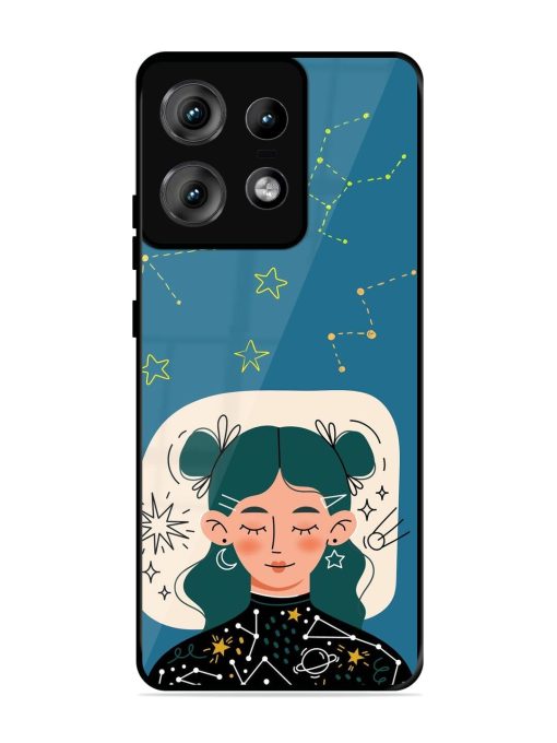 Cosmic Daydreamer Glossy Soft Edge Case for Motorola Moto Edge 50 Pro (5G) Chachhi