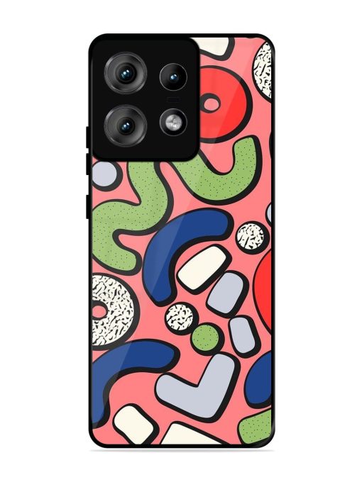 Groovy Geometric Shapes Glossy Soft Edge Case for Motorola Moto Edge 50 Pro (5G) Chachhi