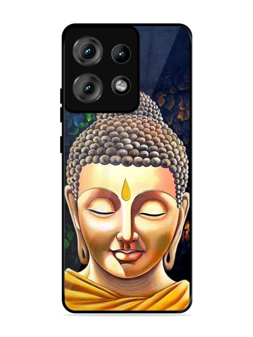 Buddha Face Glossy Soft Edge Case for Motorola Moto Edge 50 Pro (5G) Chachhi