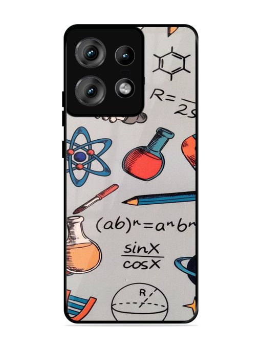 Science Doodle Delight Glossy Soft Edge Case for Motorola Moto Edge 50 Pro (5G) Chachhi