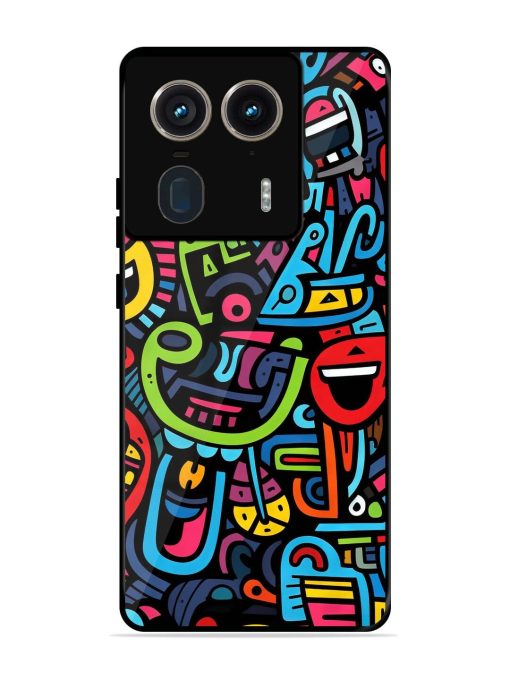 Doodlephoria Glossy Soft Edge Case for Motorola Moto Edge 50 Ultra (5G) Chachhi