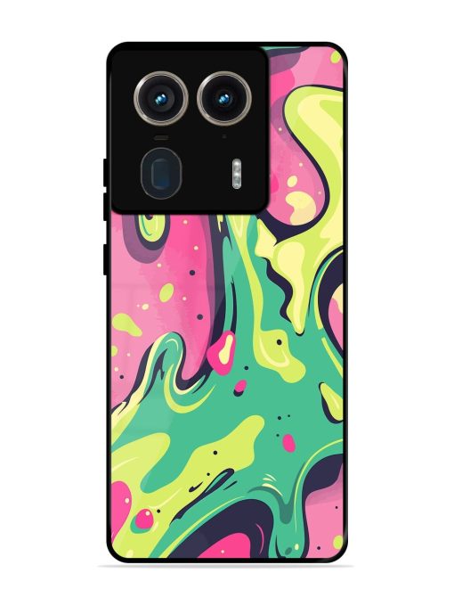 Gooey Grooves Glossy Soft Edge Case for Motorola Moto Edge 50 Ultra (5G) Chachhi