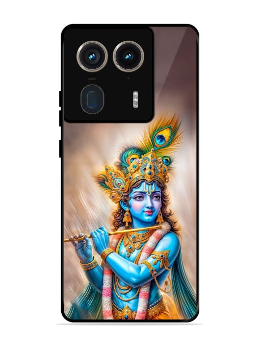 Divine Krishna Glossy Soft Edge Case for Motorola Moto Edge 50 Ultra (5G) Chachhi