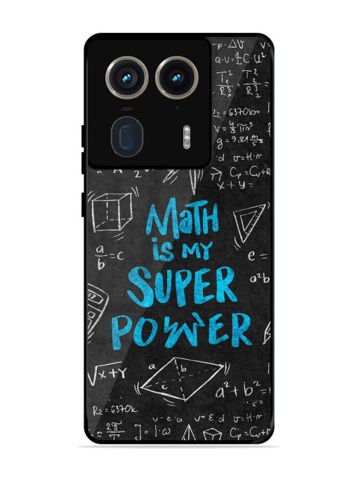 Math Magic Glossy Soft Edge Case for Motorola Moto Edge 50 Ultra (5G) Chachhi