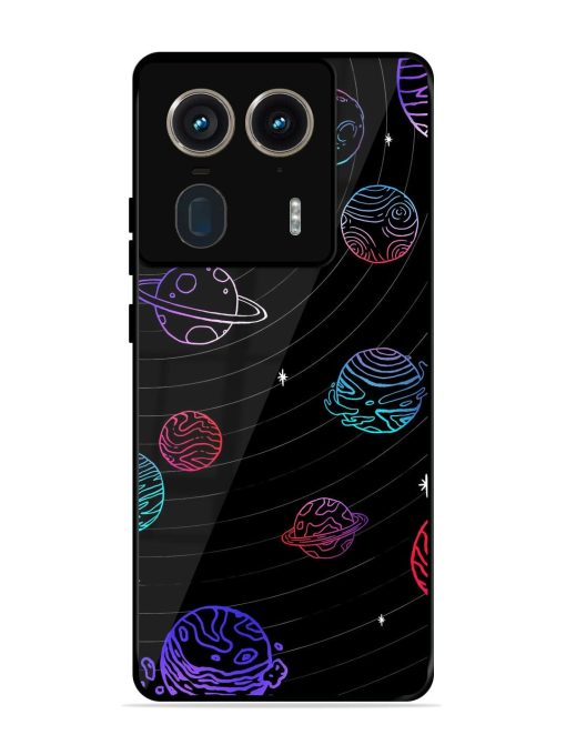 Cosmic Ballet Glossy Soft Edge Case for Motorola Moto Edge 50 Ultra (5G) Chachhi