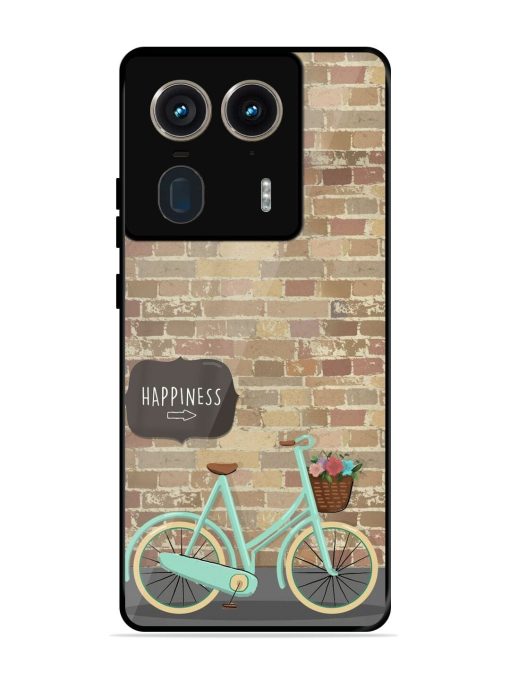 Pedaling Towards Happiness Glossy Soft Edge Case for Motorola Moto Edge 50 Ultra (5G) Chachhi