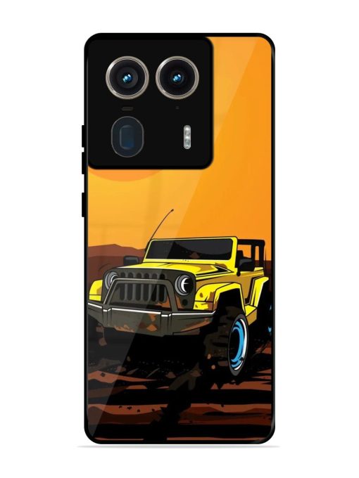 Sunset Cruise Glossy Soft Edge Case for Motorola Moto Edge 50 Ultra (5G) Chachhi