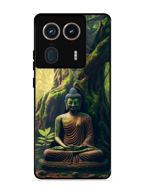 Green Buddha Art Glossy Soft Edge Case for Motorola Moto Edge 50 Ultra (5G) Chachhi