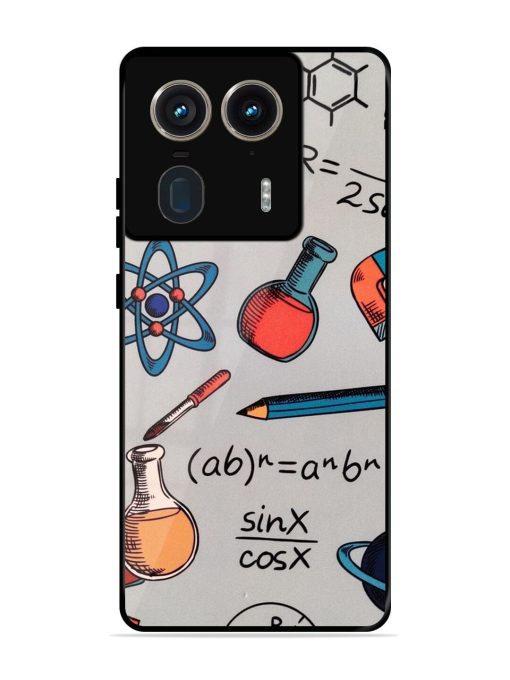 Science Doodle Glossy Soft Edge Case for Motorola Moto Edge 50 Ultra (5G)